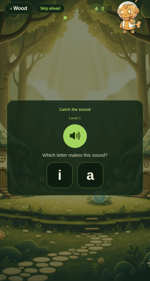 Wordwood — a reading challenge in the Jambolino app
